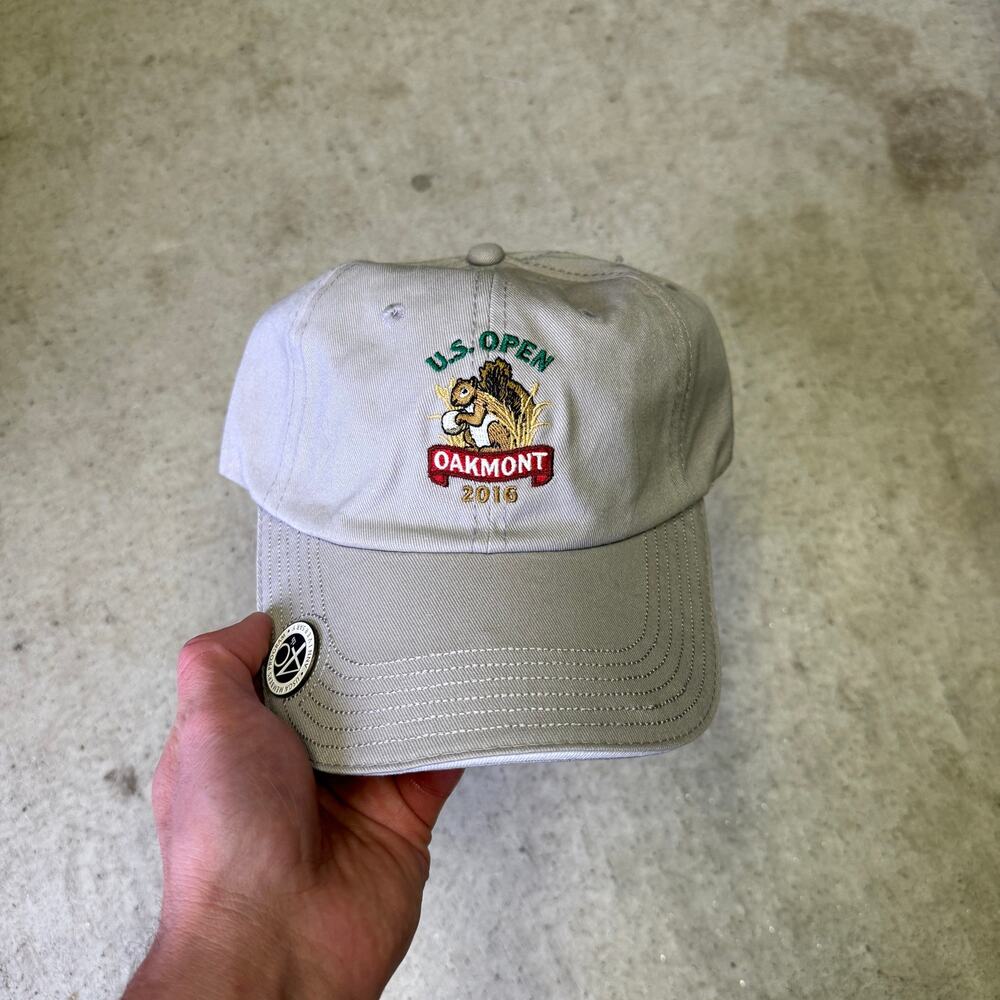 Women's 2016 U.S. Open Oakmont USGA Gray Strapback Adjustable Golfing Golf Hat